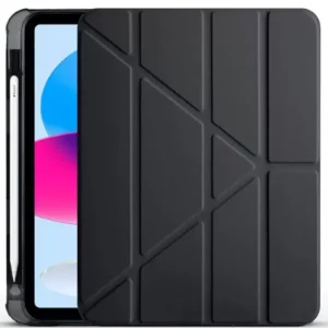 Newface İpad 2022 10.9 (10.nesil) Kılıf Kalemlikli Mars Tablet Kılıfı - Siyah