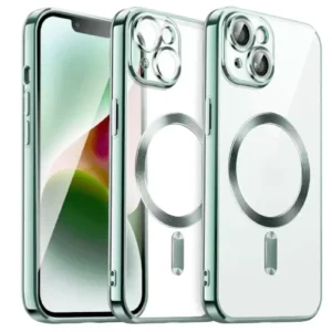Newface İphone 13 Kılıf Kross Magneticsafe Kapak - Koyu Yeşil
