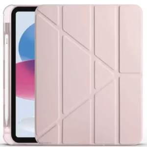 Newface İpad 2022 10.9 (10.nesil) Kılıf Kalemlikli Mars Tablet Kılıfı - Rose Gold