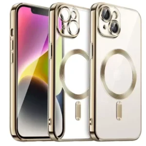 Newface İphone 13 Kılıf Kross Magneticsafe Kapak - Gold