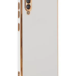 Newface Samsung Galaxy A50 Kılıf Volet Silikon - Beyaz