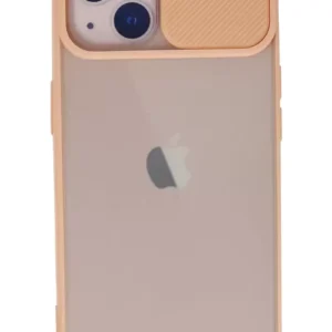 Newface İphone 13 Kılıf Palm Buzlu Kamera Sürgülü Silikon - Pembe