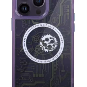 Newface İphone 14 Pro Kılıf Magic Magneticsafe Silikon - Derin Mor