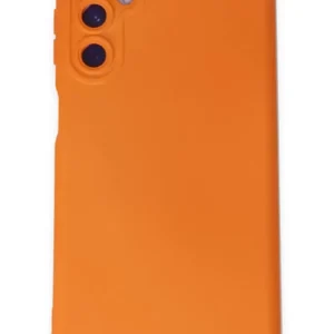 Newface Samsung Galaxy M14 5g Kılıf Nano İçi Kadife Silikon - Turuncu