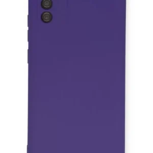 Newface Samsung Galaxy A03s Kılıf Nano İçi Kadife Silikon - Mor