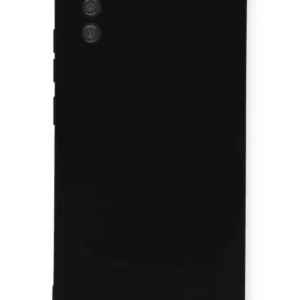 Newface Samsung Galaxy A03s Kılıf Nano İçi Kadife Silikon - Siyah