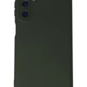 Newface Samsung Galaxy M14 5g Kılıf Nano İçi Kadife Silikon - Koyu Yeşil