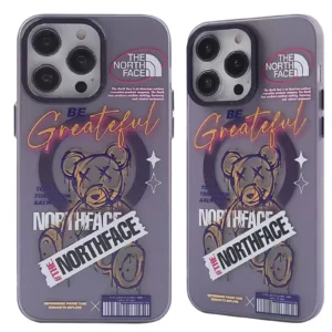 Newface İphone 14 Pro Kılıf Apollo Magneticsafe Desenli Kapak - Apollo Mor - 2