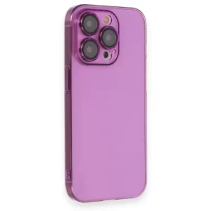 Newface İphone 13 Pro Max Kılıf Armada Lensli Kapak - Mor