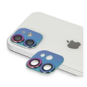 Newface İphone 11 Pers Alüminyum Kamera Lens - Rainbow
