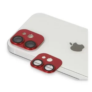 Newface İphone 11 Pers Alüminyum Kamera Lens - Kırmızı