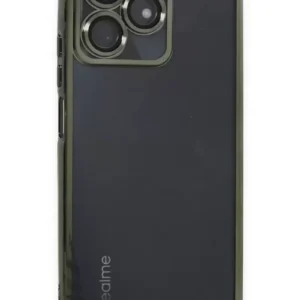 Newface Realme C53 Kılıf Razer Lensli Silikon - Yeşil