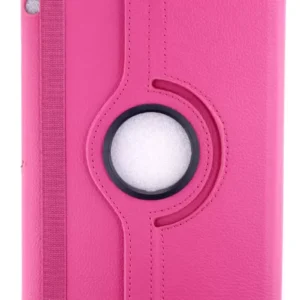 Newface Huawei Mediapad T3 10 / 9.6 Kılıf 360 Tablet Deri Kılıf - Pembe