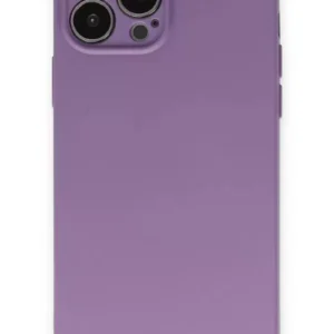Newface İphone 13 Pro Kılıf Nano İçi Kadife Silikon - Koyu Lila