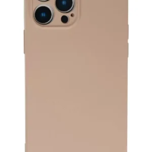 Newface İphone 13 Pro Kılıf Nano İçi Kadife Silikon - Pudra