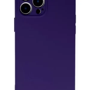 Newface İphone 13 Pro Kılıf Nano İçi Kadife Silikon - Mor