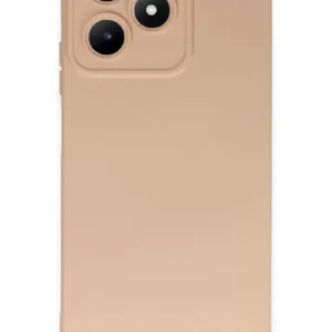 Newface Realme C53 Kılıf Nano İçi Kadife Silikon - Pudra