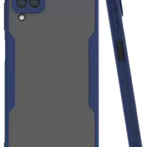 Newface Samsung Galaxy A22 Kılıf Platin Silikon - Lacivert