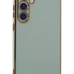 Newface Samsung Galaxy S24 Kılıf Volet Silikon - Açık Yeşil