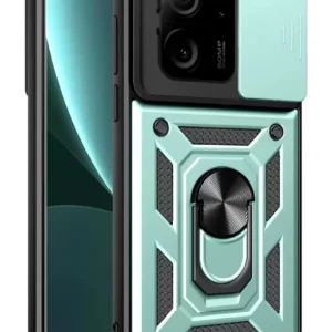 Newface Xiaomi Mi 13t Pro Kılıf Pars Lens Yüzüklü Silikon - Yeşil