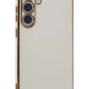 Newface Samsung Galaxy S24 Plus Kılıf Volet Silikon - Beyaz