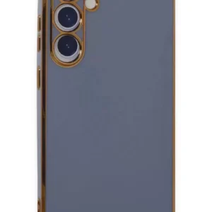 Newface Samsung Galaxy S24 Plus Kılıf Volet Silikon - Mavi