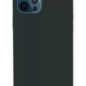 Newface İphone 12 Pro Kılıf Lansman Legant Silikon - Koyu Yeşil