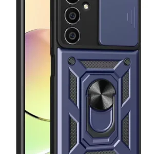 Newface Samsung Galaxy A05 Kılıf Pars Lens Yüzüklü Silikon - Lacivert