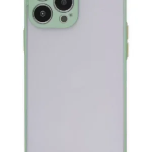 Newface İphone 13 Pro Max Kılıf Montreal Silikon Kapak - Turkuaz