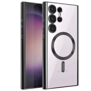 Newface Samsung Galaxy S24 Ultra Kılıf Kross Magneticsafe Kapak - Siyah