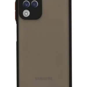 Newface Samsung Galaxy A22 Kılıf Montreal Silikon Kapak - Siyah