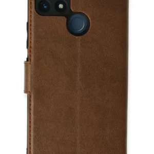 Newface Realme C25 Kılıf Trend S Plus Kapaklı Kılıf - Taba