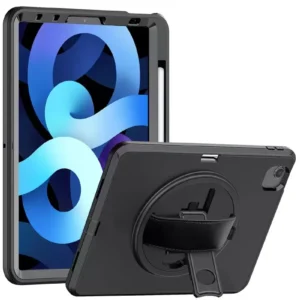 Newface İpad 2022 10.9 (10.nesil) Kılıf Hand Strap Tablet Kılıfı - Siyah