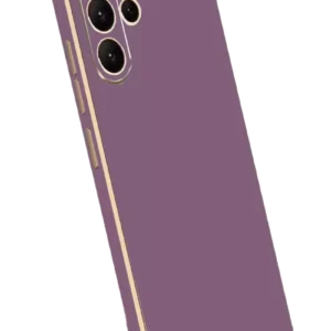 Newface Samsung Galaxy S24 Ultra Kılıf Volet Silikon - Mor