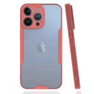 Newface İphone 13 Pro Kılıf Platin Silikon - Pembe