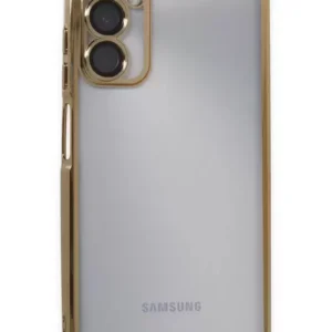Newface Samsung Galaxy A05s Kılıf Razer Lensli Silikon - Gold