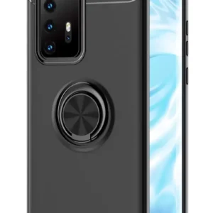 Newface Huawei P40 Pro Kılıf Range Yüzüklü Silikon - Siyah