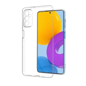 Newface Samsung Galaxy M52 5g Kılıf Deluxe 2mm Şeffaf Silikon - Şeffaf