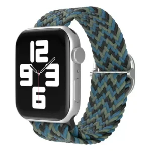 Newface Apple Watch 38mm Star Kordon - Zigzag Mavi-yeşil