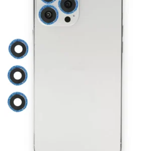 Newface İphone 12 Pro Shine Kamera Lens - Mavi