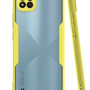 Newface Realme C11 2021 Kılıf Platin Silikon - Sarı