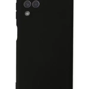 Newface Samsung Galaxy A22 Kılıf Nano İçi Kadife Silikon - Siyah