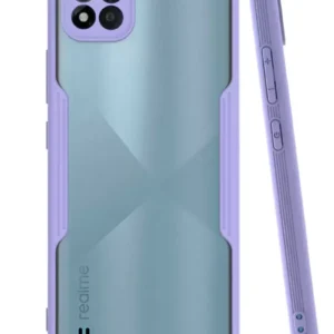 Newface Realme C11 2021 Kılıf Platin Silikon - Lila