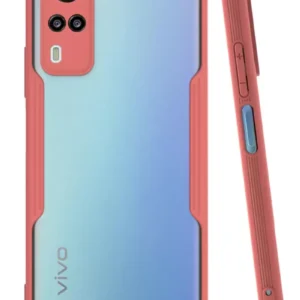 Newface Vivo Y53s Kılıf Platin Silikon - Pembe