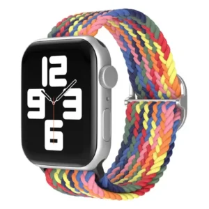 Newface Apple Watch 38mm Star Kordon - Siyah-kırmızı-sarı