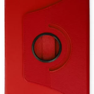 Newface Samsung Galaxy Tab A9 Plus Kılıf 360 Tablet Deri Kılıf - Kırmızı