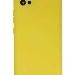 Newface Realme C11 2021 Kılıf Nano İçi Kadife Silikon - Sarı