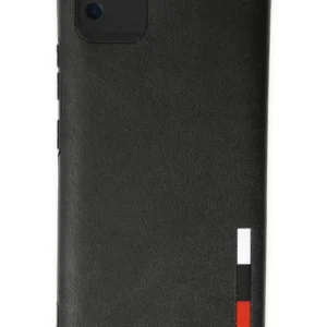 Newface Realme C11 Kılıf Loop Deri Silikon - Siyah