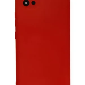 Newface Realme C11 2021 Kılıf Nano İçi Kadife Silikon - Kırmızı