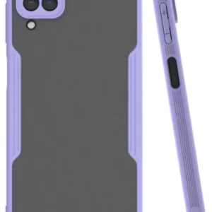 Newface Samsung Galaxy A22 Kılıf Platin Silikon - Lila